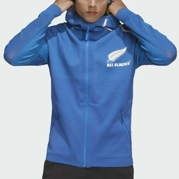 Adidas All Blacks New Zealand Pre Match Jacket Sz small s zip up graphic design - Picture 6 of 12